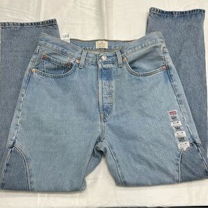 Nwt❗️Levi's 501 Original Classic Light Blue Relaxed Jeans 100% Cotton - 31x30